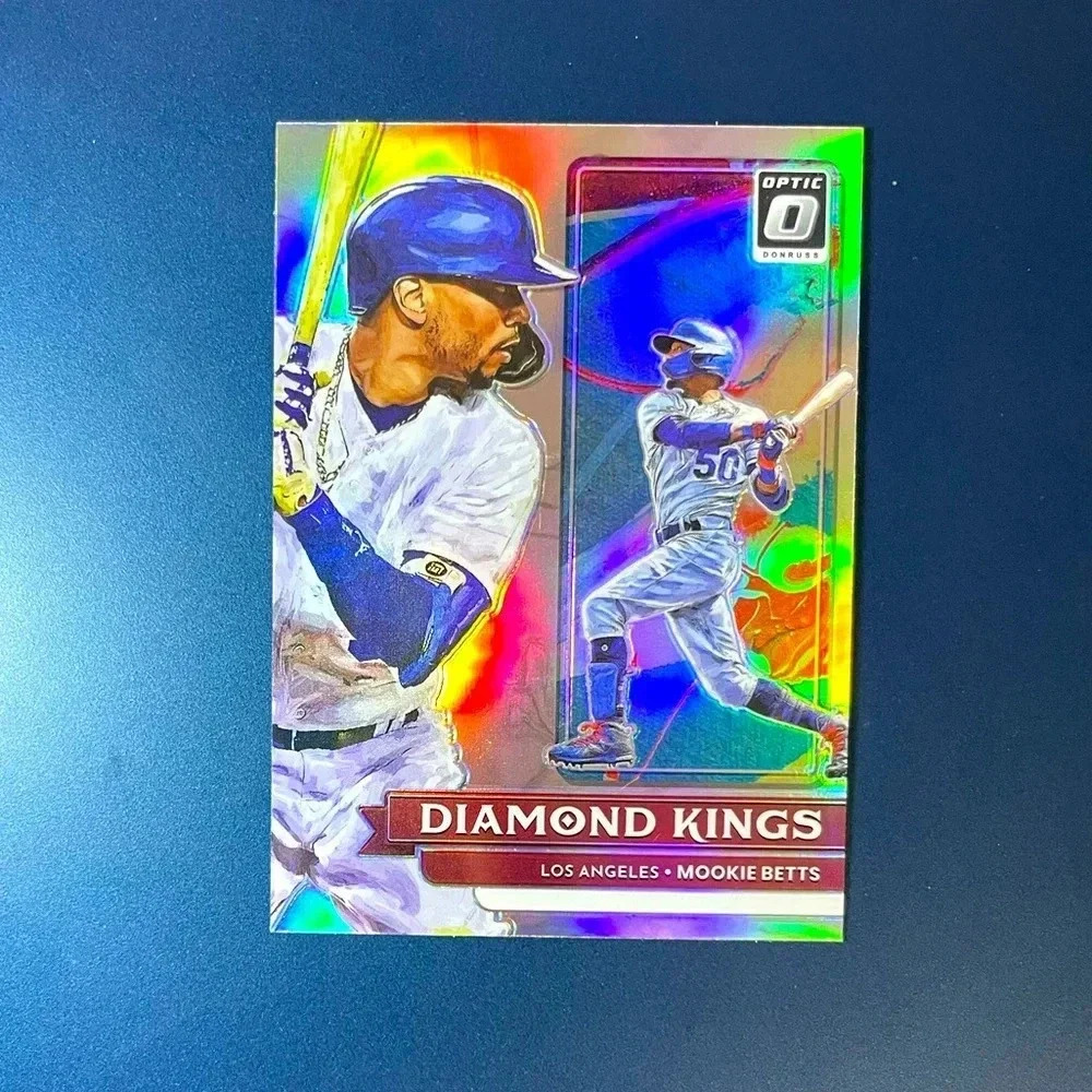 Mookie Betts Diamond Kings Silver Prizm 2022 Panini Donruss Optic LA Dodgers